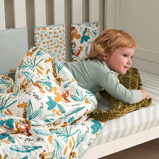 Cot/Cot Bed Coverlet - Run Wild